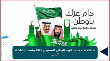 احتفالات ضخمة.. اليوم الوطني السعودي 2025 يشهد لحظات لا تُنسى